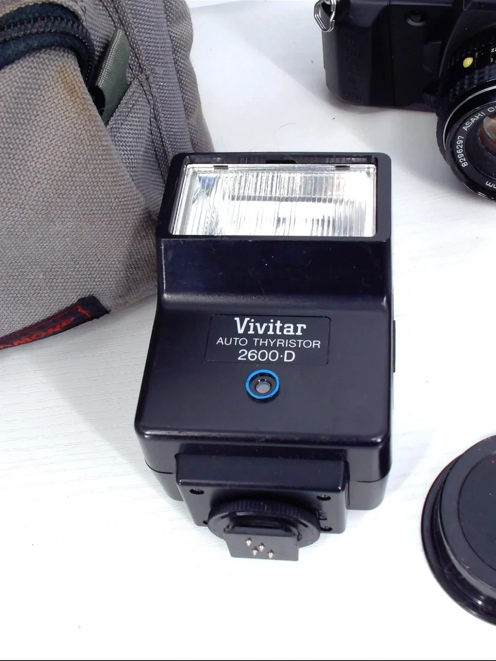 Pentax P30T 1980s Camera with an SMC Pentax-A 50mm+Flash+2lens+Case WORKING